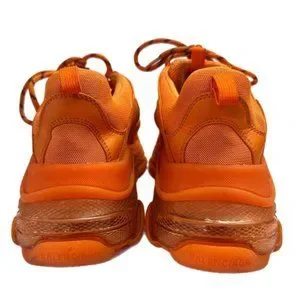Balenciaga | Shoes | Balenciaga Triple S Orange Sneakers 